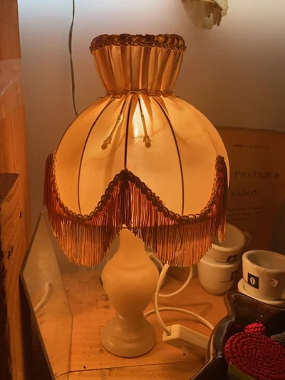 Détail de la brocante.