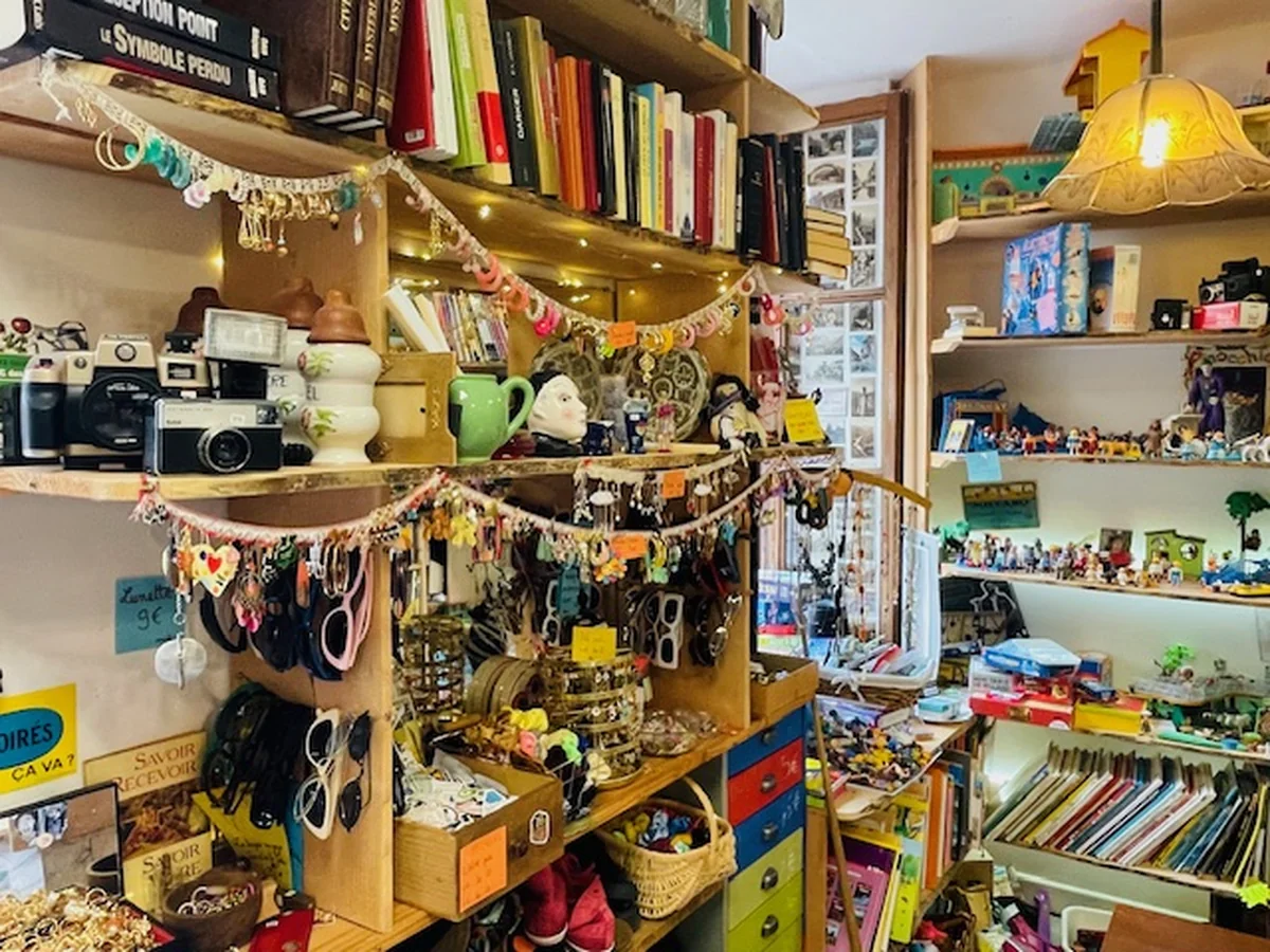 Intérieur chaleureux de la Séraphothèque.